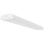 FaithSail 4FT LED Wraparound 40W 4 Foot LED Shop Lights for Garage, 4400lm 4000K Neutral White, Wrap Light, 48 Inch LED Light Fixtures Flush Mount Office Ceiling Lighting, Fluorescent Tube Replacement