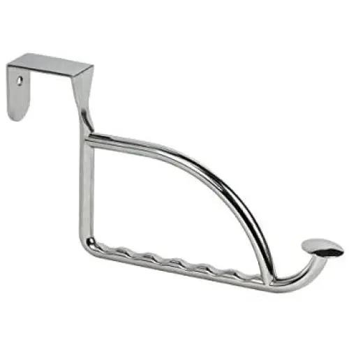 Spectrum Diversified Hanger Holder & Hook, Extender Over-the-Door Closet, Bedroom & Laundry Room, Hanging Clothes Drying Rack, Chrome Spectrum Diversified Hanger Holder & Hook, Extender Over-the-Door Closet, Bedroom & Laundry Room, Hanging Clothes Drying Rack, Chrome