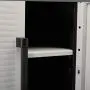 Keter Storage Cabinet with Doors and Shelves - Perfect for Garage and Basement Organization, Grey