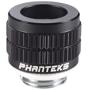 Phanteks - G 1/4'' Hard Tubing Compression Fitting for 12mm OD Viton O-Rings Aluminum Ring Cap black Cooling PH-HTC1210_BK