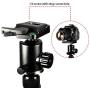 Camera Camcorder Tripod Monopod Ball Head Quick QR Plate