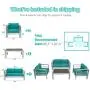 Kinsunny 4pcs Outdoor Patio Furniture Set Shore Aluminum Sectional Sofa Metal Conversation Set with Coffee Table Kinsunny 4pcs Outdoor Patio Furniture Set Shore Aluminum Sectional Sofa Metal Conversation Set with Coffee Table