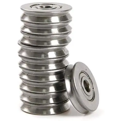 Preamer 20pcs 1.5mm Deep Metal V Groove Guide Pulley Bearing Wheel Rail Ball Bearings Wheel 4x13x6mm Preamer 20pcs 1.5mm Deep Metal V Groove Guide Pulley Bearing Wheel Rail Ball Bearings Wheel 4x13x6mm