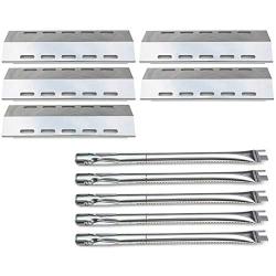 Direct Store Parts Kit DG257 Replacement for Ducane 5 Burner 30500701/30500097 Gas Grill Repair Kit Stainless Steel Burners & Heat Plates