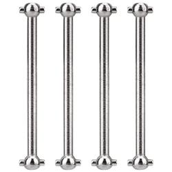 RC Car Drive Shafts, 4 Pcs Metal Dog Bone Drive Shafts for 1/18 RC Car Accessory
