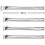 VICOOL BBQ Grill Kits Replacement for Kenmore 146.16198211,146.34611410,146.10016510, Porcelain Heat Shield, Stainless Steel Burners and Crossover Tubes Parts