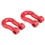 Pasamer 1:10 Scale Metal Alloy Chain & Tow Shackles for RC Crawler SCX-10 D90 Truck Accessory