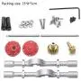 YU-NIYUT Metal Differential Gear Axle Housing Assembly Set for W.P.L 1/10 1/16 RC Car Part RC Vehicle Modification Fun for Adults and Kids