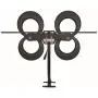 Antennas Direct Clearstream 4Max TV Antenna, 70+ Mile Range, UHF/Vhf, Multi-Directional, Indoor, Attic, Outdoor, Mast W/Pivoting Base/Hardware/Adjustable Clamp/Sealing Pads, 4K Ready, Black – C4MVJ