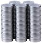 2 Ounce Metal Tin Cans Round Empty Container Cans with Clear Top for Kitchen, Office, Candles, Candies, Small Crafts (48)