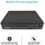 LP-099 Multi Region Code Zone Free PAL/NTSC HD DVD Player CD Player with HDMI AV Output & Remote & USB 2.0 & MIC Input - Compact Design