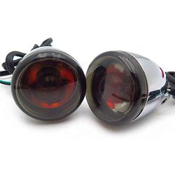 HTTMT- 1Set Front Turn Signal Light Indicator Compatible with 1992-2016 Harley Sportster XL 883 1200 [P/N: MT224-017F]