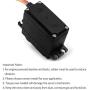 [4-Pack] MG996R 55g Metal Gear Torque Digital Servo Motor for Futaba JR RC Helicopter Car Boat Robot