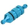 Tbest RC Oil Fuel Filter, Aluminium Alloy Oil Nitro Fuel Filter RC Model Car Spare Parts Fuel Filter for RC 1:8 / 1:10 Model Car(Blue)