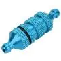Tbest RC Oil Fuel Filter, Aluminium Alloy Oil Nitro Fuel Filter RC Model Car Spare Parts Fuel Filter for RC 1:8 / 1:10 Model Car(Blue)