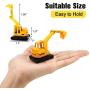 Alloy Truck Mini Pocket Size Construction Models Play Vehicles Toy Trucks for Boys Age 2 3 4 ,Kids Party Favors Cake Decorations Topper Birthday Gift,6Pcs Set