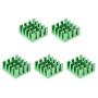 uxcell Electronic Radiators Heatsink for MOS GPU IC Chip Green 14 x 14 x 7 mm 5pcs