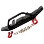 LoveinDIY RC Front Bumper Bull Bar for WPL C14 C24 1/16 RC Truck Car Parts - Black