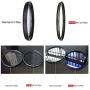 waka 77mm MC UV Filter - Ultra Slim 16 Layers Multi Coated Ultraviolet Protection Lens Filter for Canon Nikon Sony DSLR Camera Lens