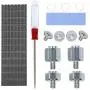 QTEATAK PCIe NVMe M.2 2280 SSD Heatsinks Cooler & Mounting Screws Screwdriver Kit