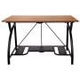 Origami Folding Computer Desk for Office Study Students Bedroom Home Gaming and Craft | Space Saving Foldable Design, Fits Dual Monitors and Laptop, Collapsible, No Assembly Required | (Wood, Large) Origami Folding Computer Desk for Office Study Students Bedroom Home Gaming and Craft | Space Saving Foldable Design, Fits Dual Monitors and Laptop, Collapsible, No Assembly Required | (Wood, Large)