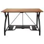 Origami Folding Computer Desk for Office Study Students Bedroom Home Gaming and Craft | Space Saving Foldable Design, Fits Dual Monitors and Laptop, Collapsible, No Assembly Required | (Wood, Large) Origami Folding Computer Desk for Office Study Students Bedroom Home Gaming and Craft | Space Saving Foldable Design, Fits Dual Monitors and Laptop, Collapsible, No Assembly Required | (Wood, Large)