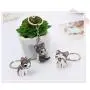 KINGFOREST 100PCS Split Key Ring with Chain 1 inch and Jump Rings with Screw Eye Pins,Split Key Ring with Chain Silver Color Metal Split Key Chain Ring Parts with Open Jump Ring and Connector.