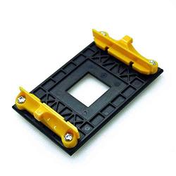 Aimeixin AM4 CPU Heatsink Bracket,Socket Retention Mounting Bracket for Hook-Type Air-Cooled or Partially Water-Cooled Radiators, AMD CPU Fan Bracket Base for AM4 (B350 X370 A320) (Yellow)