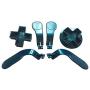 Hisonders 12 in 1 - Metal Mod 6 Swap Thumbsticks Joysticks, 4 Paddles & 2 Dpads with Open Tool for Xbox One Elite Controller (Blue)