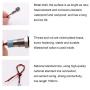 smseace 5PCS Blue DC/AC12V-24V Energy Saving 1/4‘’ Indicator Light Mounting Hole 6mm with 150mm Cable Length Metal Waterproof LED Indicator Light DQ-6P-B-12