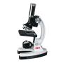 AmScope - FBA_M30-ABS-KT1-W AMSCOPE-Kids M30-ABS-KT1-W 120X-240X-300X-480X-600X-1200X 48pc Metal Arm & Base Educational Kids Biological Microscope Kit