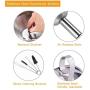 Pauplian Stainless Steel Funnels for Kitchen, Food Grade Kitchen Metal Funnel for Liquid, Spice, Powder, Oils, 4/5/6Inch Cooking Funnels Set of 3 with 4pcs Strainer Filter & 4pcs Cleaning Brush(11in1)