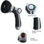 Besiter Garden Hose Nozzle, Metal Spray Nozzle High Pressure, 8 Patterns Thumb Control Besiter Garden Hose Nozzle, Metal Spray Nozzle High Pressure, 8 Patterns Thumb Control
