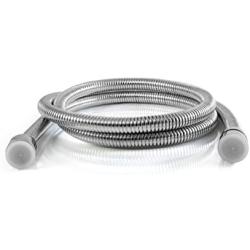 Flexible 304 Stainless Steel Shower Hose - Universal Fit - Fits All Handheld Shower Heads, Sprayers, And Bidet Sprayers (Not Included) - Real 304 Stainless Steel (1, 6 ft)