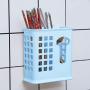 Chopsticks and Straws Holder Basket for Dishwashers - Hold Chopsticks, Straws, and other Utensils Without Falling Through (Blue)