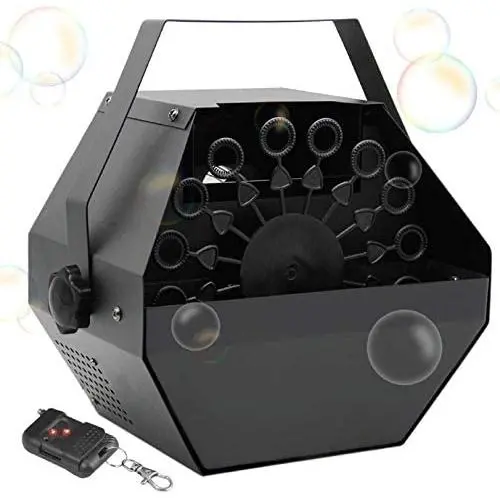 Brwoynn Metal Portable Bubbles Machine, Professional Automatic Bubble Maker with High Output for Outdoor/Indoor Use, Wireless Remote Control Brwoynn Metal Portable Bubbles Machine, Professional Automatic Bubble Maker with High Output for Outdoor/Indoor Use, Wireless Remote Control