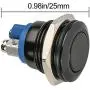 FICBOX 8pcs 16mm 5/8'' Push Button Switch Metal Momentary Waterproof Start Button Switches for Car RV Truck Boat FICBOX 8pcs 16mm 5/8'' Push Button Switch Metal Momentary Waterproof Start Button Switches for Car RV Truck Boat