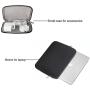 MOSISO Laptop Sleeve Only Compatible with MacBook 12 inch A1534 with Retina Display 2017/2016/2015 Release, Water Repellent Neoprene Bag with Small Case, Black