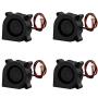 Jienk 4PCS 50mm Brushless Blower Fan DC 24V 5015 Dual Ball Bearing 50x15mm Cooling Fan for Part Cooling 3D Printer Heat Sink