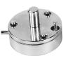 32mm Round Button Mold, DIY Aluminum Alloy Interchangeable Die Badge Maker Punch Press Mould for Button Maker Badge Machine
