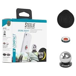 Nite Ize Original Steelie Dash Mount Kit - Magnetic Car Dash Mount for Smartphones (Packaging may vary)