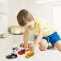 KIDAMI Die-cast Metal Toy Cars Set of 5, Openable Doors, Pull Back Car, Gift Pack for Kids (Official Car)