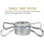Smirdx 2 Pcs Aluminum Flag Pole Rings Set with 2 Carabiners and 2 Rings, 360° Rotating Flagpole Ring with Installation Tool, Anti Wrap Flagpole Ring Clips Flag Parts Kit for 0.75“-1.02” Diameter Pole Smirdx 2 Pcs Aluminum Flag Pole Rings Set with 2 Carabiners and 2 Rings, 360° Rotating Flagpole Ring with Installation Tool, Anti Wrap Flagpole Ring Clips Flag Parts Kit for 0.75“-1.02” Diameter Pole