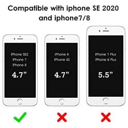 DTTO Compatible with iPhone SE Case 2020, Clear Soft TPU Cover Case [Lightening Series] with Metal Luster Edge for iPhone 7/8/SE 2020, 4.7 inch, Space Gray