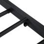 Olee Sleep 16 Inch Dura Metal Steel Slate Bed Frame, Twin XL, Black
