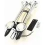YIYDA Air Horn Universal Car Horn 180DB Ship Horn Prolong The Sound Air Horn Loudspeaker Silver Double Tube Truck Horn Metal with Stainless Steel Air Tank Suitable for 12v 24v Ship Car Moto Truck ect YIYDA Air Horn Universal Car Horn 180DB Ship Horn Prolong The Sound Air Horn Loudspeaker Silver Double Tube Truck Horn Metal with Stainless Steel Air Tank Suitable for 12v 24v Ship Car Moto Truck ect