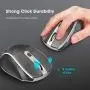 VicTsing Wireless Mouse, 2.4G 2400DPI Ergonomics Cordless Mouse with USB Receiver, Finger Rest, 5 Adjustable DPI Levels, Mobile USB Mice for Chromebook Notebook MacBook Laptop Computer PC, Gray