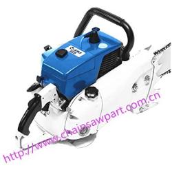 OJENAS Gas-Powered 070 Chain Saw 2 Stroke 105cc 4.8KW with 36'' 404.063 52DL Chain ONLY Big Tree Wood Cutting New Blue Color