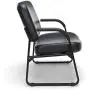 OFM Core Collection Big and Tall Guest and Reception Chair with Arms, Anti-Microbial/Anti-Bacterial Vinyl, in Navy OFM Core Collection Big and Tall Guest and Reception Chair with Arms, Anti-Microbial/Anti-Bacterial Vinyl, in Navy