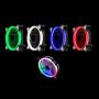 sddfor 12V LED Light CPU Cooler Fan, Silent Fan PC Computer Fan Case Heatsink Cooler Cooling Fan